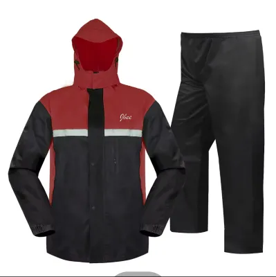 JBEE J0938 Raincoat Set Jacket Breathable Reflective Hooded Waterproof Sport Raincoat