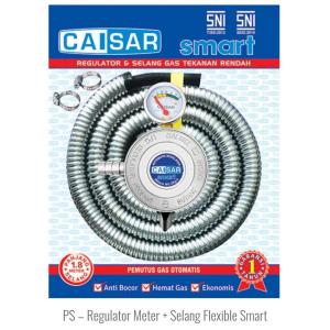 Regulator + Selang Gas Caisar Smart PE 1