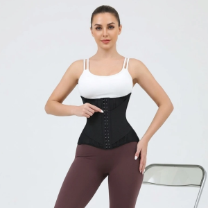 Double Layer Waist Cincher | Hook Closure Body Shaper Corset for Women