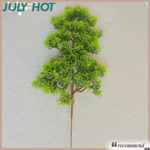 [JULYHOT] พลาสติกเทียมสน Cypress พืชบอนไซ Desktop Garden สาขาต้นไม้พลาสติก