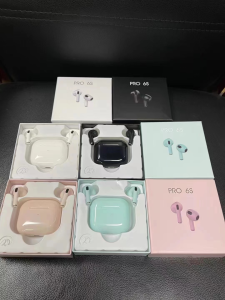 Pro 6S TWS ชุดหูฟังไร้สายหูฟังบลูทู ธ หูฟัง HIFI กันเสียงกันน้ำในตัวไมโครโฟนชุดหูฟังเกมสำหรับกีฬาหูฟังบลูทู ธ