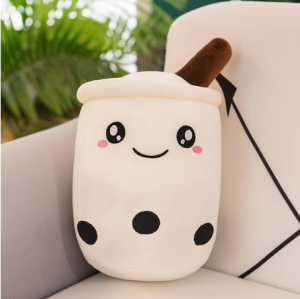 ✨ Simple Milktea White Kawaii Boba Cute Small Thoughtful Gift for Girlfriend Her Valentines LDR Surprise