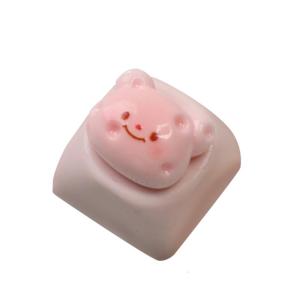 Lovely Cartoon Bear Resin Keycaps 3D Art Mechanical Keyboards Accessories Decorative Cartoon Keycap