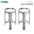 Wellgo M079 Sealed Bearing Bicycle Aluminum Alloy Body Cr-Mo Spindle Road MTB Folding Bike Cycg Pedal Parts PP.U. 