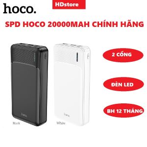 pin sạc dự phòng Hoco 20000 mah 2 cổng ra 2 cổng vào sạc nhiều thiết bị bảo hành 1 năm