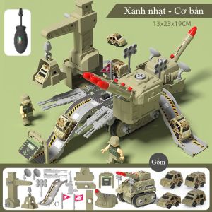 Đồ chơi xe phóng tên lửa 4in1 T-1001 biến đổi đa năng mới nhất 2023