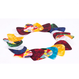 50 Pieces 0.96 mm 0.71mm 0.46mm Thickness Guitar Picks Guitar Plectrums Pack Plastic Electric Smooth Guitar Picks Set