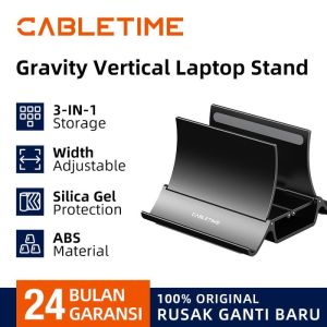 Cabletime Laptop Stand Holder Vertical Gravity Adjustable Holder For Desk