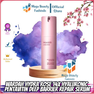 Wardah Hydra Rose 14X Hyaluronic Pentavitin Deep Barrier Repair Serum 30ml | Serum dengan Allantoin