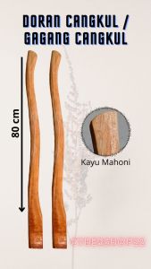 Gagang Cangkul / Doran Cangkul Kayu Mahoni