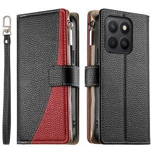 Ốp điện thoại cho Huawei Honor X9C X8C X6C / Honor x9b x8b x6b x5b từ da chia màu Ví Nắp gập Có khe cắm thẻ bìa vỏ