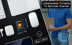 Eyoyo Mini 1Dเครื่องสแกนบาร์โค้ดบลูทูธ3-In-1 Bluetoothและ2.4G Wireless & USBแบบพกพาเครื่องอ่านบาร์โค้ดสำหรับ Windows/Android/IOS