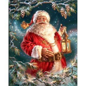 SDOYUNO 5d Diy Diamond Painting Full Diamond Diamond Embroidery Santa Claus Diamond Mosaic Living Room Decoration