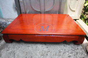 Bàn osin trơn gỗ hương kỷ trơn bàn trà bàn cơm gỗ hương-ao