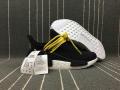 [Full Box] Giày thể thao Pharrell Williams NMD Human Race Đen dây vàng. 