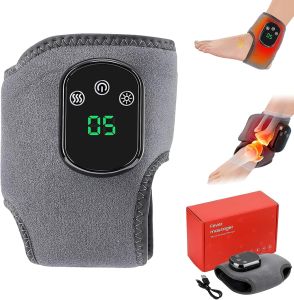 Foot for Massage Triple Technology Foot Massager Ankle Wireless & Portable Heated Ankle Wrap with 3 Speed & 5 Temperature