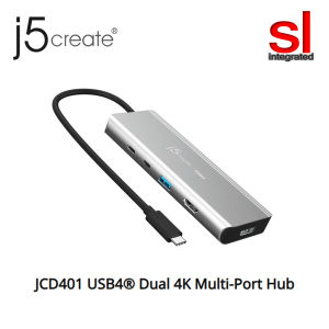 j5 create USB4® Dual 4K Multi-Port Hub (JCD401)