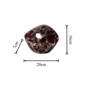 Sacesr Simple Marble Figurine Tea Room Study Desktop Figurines Modern Spherical Living Room Decoration Figurine Indoor Home Crafts 5B9Z4