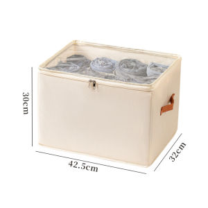 [Free Shipping] Transparent Visible Fabric Multifunctional Storage Shoe With Compartments For Shoe Storage