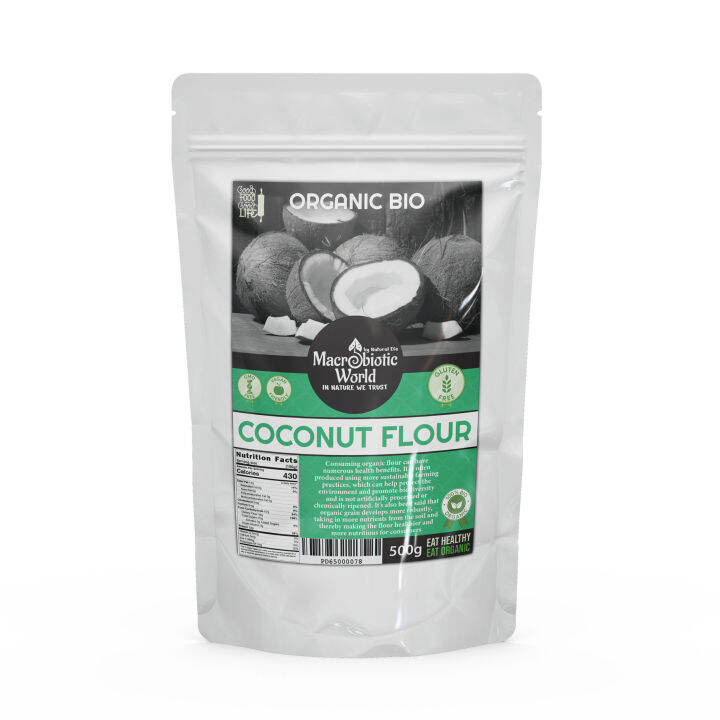 Organic/Bio Coconut Flour | แป้งมะพร้าว ออร์แกนิค | Lazada.co.th