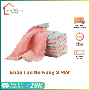 [SIÊU RẺ] Khăn Lau Nhà Bếp Đa Năng 2 Mặt ANHOME Siêu Thấm Giá Rẻ