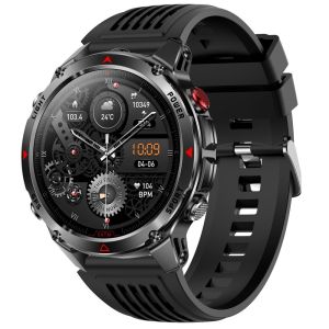 [สามารถตั้งค่าไทย ] ใหม่ HT37 สมาร์ทนาฬิกา GPS Sport Track บลูทู ธ พูดคุยไฟฉาย LED ขั้นตอนกลางแจ้งกีฬานาฬิกา Samsung VIVO Xiaomi OPPO Smartwarch สำหรับ iOS และ Android