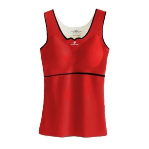 GOOTRADES Winter Elastic Seamless Latex Heating with Chest Pad Women s Underwear Thermal Camisoles Slim Waistcoat Dralon Vest