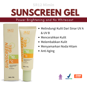 SR12 Sunscreen Gel Daily Sun Protection SPF 50 PA +++ Melindungi Dari Paparan Sinar UV