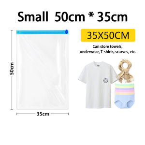 Portable Vacuum Storage Bags Travel Clothes Storage Bag Hand-rolled Vacuum Compression Bags Travel Vacuum Bag Travel Accessories Space Saving