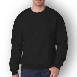 sweater pria roughneck 1991- sweeter cowok aestetic-crewnekc pria oversize-sweater hitam -sweeter cowok keren