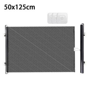 LITTLEX Folding Pet Fence Barrier Retractable with Universal Hooks Pet Isolation Gate Durable Easy Installation Baby Safe Guard Door Pets Dogs Accessories