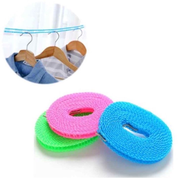 COD clothline clothes dryer outdoor cloth hanging rope(sampayan)3meter ...