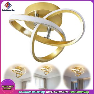 Vodool Acrylic Trefoil Led Ceiling Light Dimmable Led Hallway Light for Bedroom Kitchen