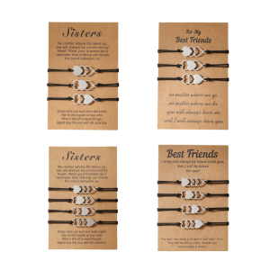 1 Set Handmade Braided Bracelets Rope Bracelets Cotton Thread Adjustable Wrist Suitable for Various Occasion