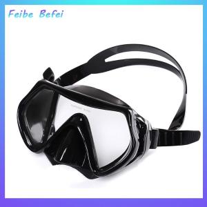 [Feibe Befei] Swimming Eyewear Tempered Glass Adults Water Equipment Snorkeling Scuba Diving Mask Transparent Large Frame Goggles