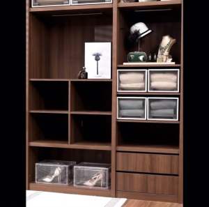 Kotak Simpanan Besar Jenis Laci dengan Kunci – Kabinet Plastik Penyimpanan Pakaian Rumah