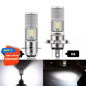 DIODIY Racing Boy T19/h4 Motorcycle Headlight Led Bulb with 12 Super Bright Cool White Leds High quality
