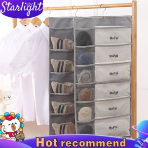 COD Starlight Tempat Pakaian Dalam dan Kaos Kaki Storage Underwear 2in1 Penyimpanan Kaos kaki Pakaian Dalam Tas Gantung Storage Bag Pouch Gantung Hanger Organizer HDK308