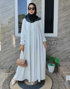 Gamis Dress Basic Polo Linen Zunaira Terbaru Dan Termurah | Dress Linen Model Minimalis | Fashion Wanita Polos Simpel Elegan | Gamis kondangan | Gamis Jumbo | Gamis Linen Kancing | Gamis Linen Premium Tali Pinggang | Prilla Maxy Sabrina Hazell