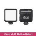 ULANZI Mini LED Video Light W49 for GoPro HERO 11 10 9 8 7 6 5 / DJI OSMO POCKET ACTION / DSLR Camera. 