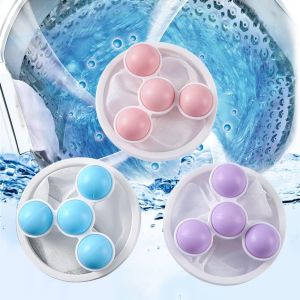 REDMOND Portable Washing Machine Hair Removal Catcher Filter Mesh Cleaning Balls Bag Laundry Accessories