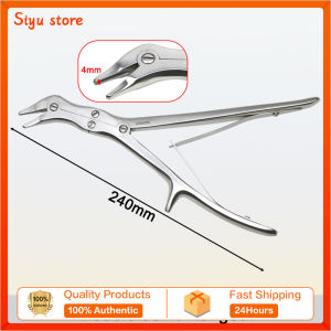 240mm Orthopedic Double Joint Rongeur Side Curved 2-6mm Bone Rongeurs for Orthopedic Instruments Stainless