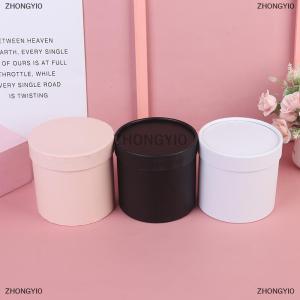 [COD] ZHONGYI0 1 PC Round Flower Paper Boxes Hold The Bucket Gift Packaging Box Party Gift Box