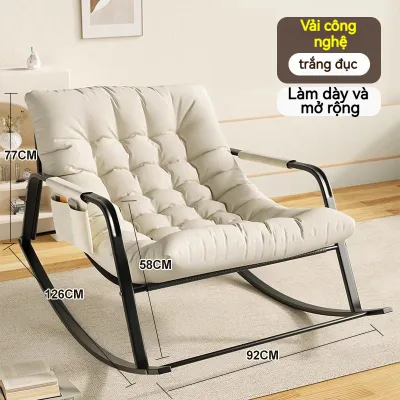 BMZAR ghế bập bênh thư giãn ghế lười có tựa lưng ghế bành ban công phòng khách giảm giá 50%