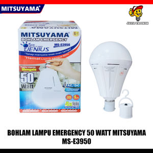 Bohlam Lampu Emergency 50 Watt Mitsuyama MS-E3950 Cahaya Putih SNI