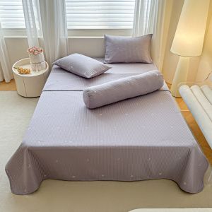 🎀(SALE RẺ) SET 4 MÓN GA BỌC TRẦN THÊU HOA COTTON SOLID NHẬP KHẨU CAO CẤP