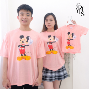 Carotyles Baju Atasan Kaos Couple Keluarga Family Wanita Anak Perempuan Laki Laki Pasangan Oversize Jumbo Lengan Pendek Panjang Korean Style Terbaru Mk GRAPHIC