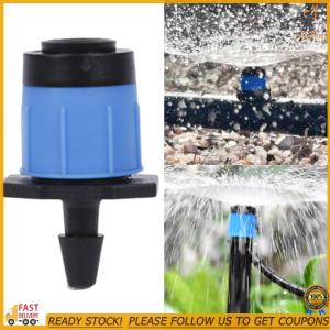 อุปกรณ์หัวฉีดน้ำสวนคุณภาพสูงกระบอกหมุนปรับได้20/100ชิ้นสำหรับสนามหญ้าดอกไม้และสวนผัก