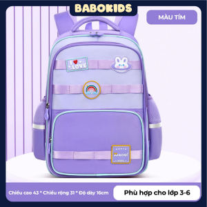 Balo Cho Bé Cấp 1BABOKIDS Phù Hợp Với Bé Lớp 1-6 Cặp Sách Cho Bé2305