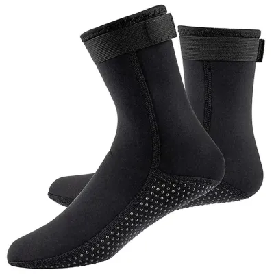 3mm Neoprene Diving Socks Wetsuit Shoes Non Slip Adult Warm Surfing Boot Elastic Patchwork Waterproof Thermal Surf Swim Beach Use Anti Slip Sole